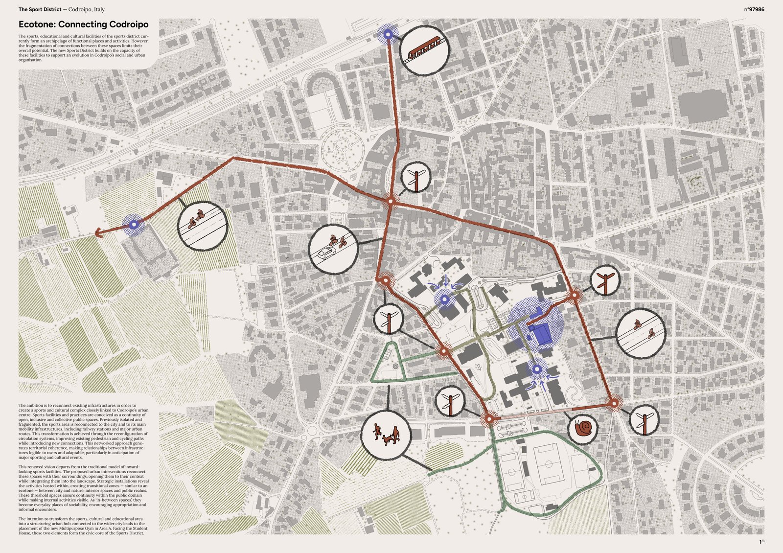 Ecotones, reconecting codroipo — stratégie globale de mobilités